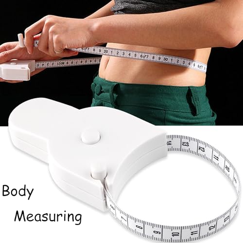 Measuring Tape for Body Measurements, White, 60 Inch - color: white
