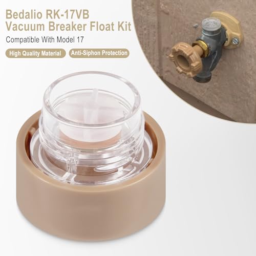 RK-17VB Vacuum Breaker Float Kit, Anti-Siphon Wall Faucet Repair Kit, Anti Siphon Valve Repair Kit, Compatible with Woodford Model 17 (4 Packs) - size: RK-17VB