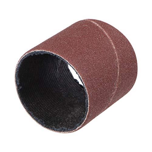 uxcell 1 Inch x 1 Inch Sanding Sleeves 320 Grits Sandpapers Band Drums 10 Pcs - size: 320 Grits