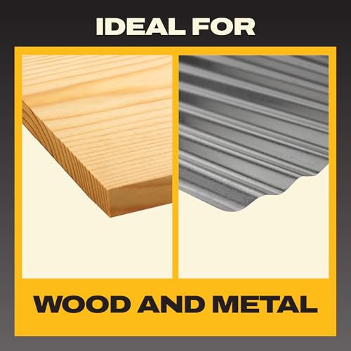 DEWALT Reciprocating Saw Blades, 10 Piece Bi-Metal Combination Set with Case, Various Sizes 6 In to 9 In, Longer Life (DW4898)