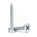 65pcs 1-1/3 inch Galvanized Wood Screws,Wood Screws for Drywall,Phillips Drive Self Tapping Dry Wall Screws - size: 1-1/3in(65pcs)