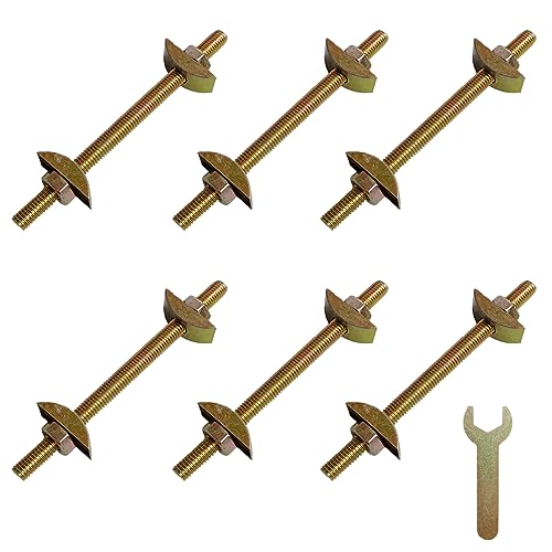 12Pcs Countertop Connector Bolts, M8x120mm Joint Fasteners Drawbolt