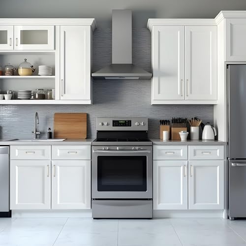 HOME EDIT Brushed Nickel Solid Cabinet Handles & Pulls 3 Inch 10 Pack - color: Brushed Nickel, size: 3 inches Hole Center