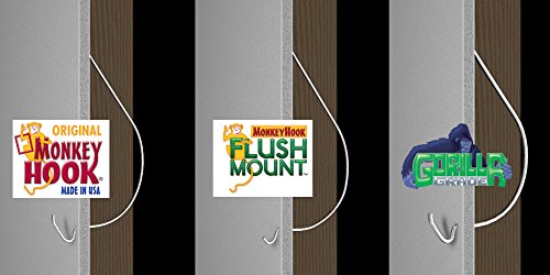 Monkey Hooks Picture Hangers Home and Office Pack, Gorilla Hook, Drywall Hooks for Hanging Pictures, Wall Hooks, Picture Hangers, Picture Hanging Kit, 30 Pc Set