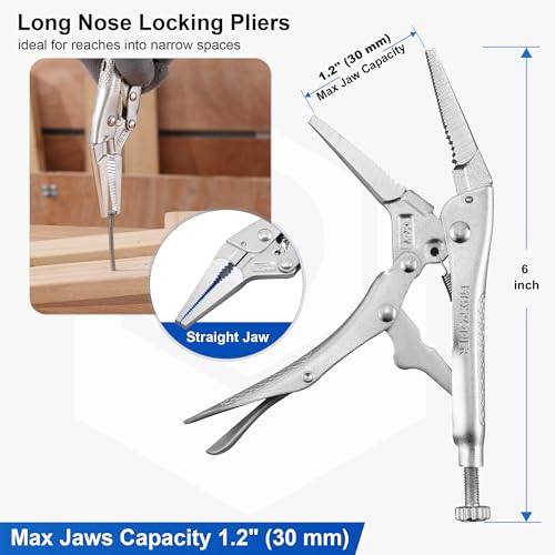 MAXPOWER 3 Pieces Locking Pliers Set