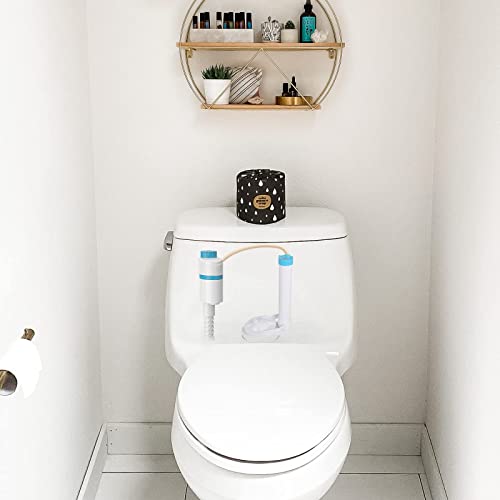 SAMODRA Silent Toilet Fill Valve, Adjustable Water Level, High Performance Flush Valve Replacement Kit, Anti-Siphon, Water-Saving, Easy Install in Minutes
