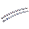 ALEASHA Faucet Supply Lines,9 Inch Faucet Hose Connector 3/8" to 3/8" Female Compression Thread Stainless Steel Braided Bathroom Kitchen Faucet Connector Water Supply Line,2Pcs - size: 9 Inch