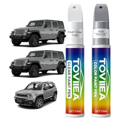 Sting Gray(PDN) Touch Up Paint for JEEP - color: (PDN)Sting Gray for 2023 Wrangler/2023 Compass/2023 Renegade