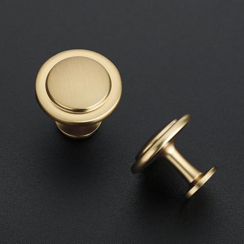 Ravinte Champagne Bronze Cabinet Knobs Zinc Drawer Knobs 1-1/4 Inch 30 Pack - color: Champagne Bronze