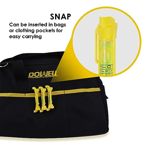 DOWELL 6-Pack 3" Hanging Bubble Line Level - size: HY030638