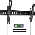 monTEK Ultra Slim Tilting TV Wall Mount for 43–95 inch TVs Holds 150 lbs - size: 43–95" Tilt