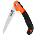 Folding Hand Saw, Pruning Saw for Trimming Gardening Camping Hiking Orange