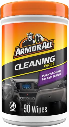 Armor All Car Cleaning Wipes, Wipes for Car Interior and Car-Exterior, 90-Wipes Each (Pack of 6) - size: 90 Count (Pack of 6)