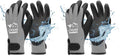 toolant 100% Waterproof Winter Work Gloves, Thermal Insulation with Grip (Pack of 2) - color: Grey, size: Large (Pack of 2)