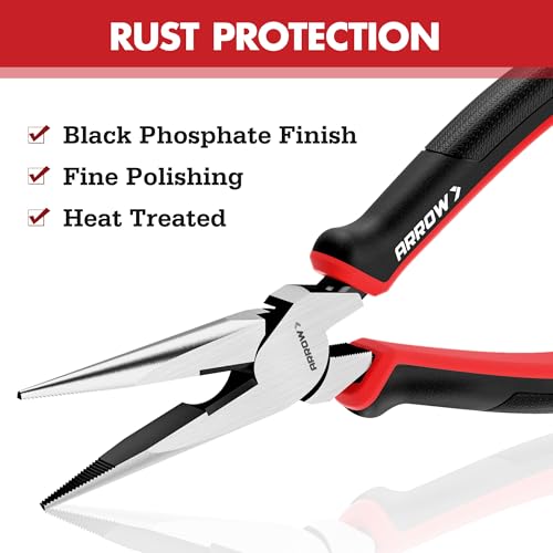 ARROW 3PC Pliers Set, Linesman Needle Nose Diagonal Cutting Pliers