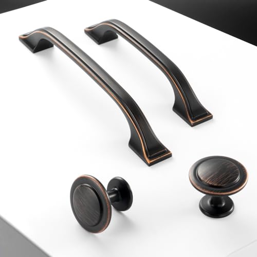 Oil Rubbed Bronze Cabinet Pulls 3 Inch Drawer Pulls 10 Pack 8222 - color: Oil Rubbed Bronze, size: 3 Inches, style: 10 Pack Arch Pull