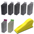 Micro Zip Detail Sander 70PC Sandpaper-Grit 400 600 800 1000 1500 2000 3000 - style: Black 400-3000 Grit