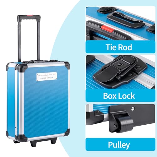 346 Pcs Tool Sets,18V Electric Power Drill Set, Cordless Drill for Men, Household Home DIY Hand Tool Kits,18+1 Clutch Cordless Power Drill Set for Thanksgiving, Christmas,Father's Day (Blue) - color: Blue