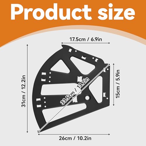 1 Pair 3 Layers Shoes Drawer Cabinet Hinges, Black Stainless Steel Shoe Cabinet Replacement Flip Plate Frames, Turning Rack Accessory for Home Kitchen Living Room - size: 3 Layers
