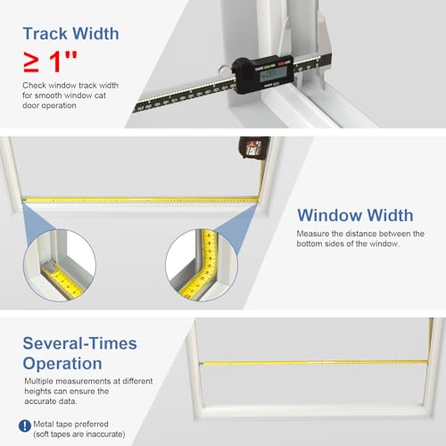 Ventilated Pet Door for Window, Fits 22"-28.5" Width Window, 2-Min Install | Aluminum Frame + Stainless Steel Mesh | Breathable Bug-Proof | Magnetic Closure Window Cat Door, Cat Door for Window Insert - size: Fit Window: 22''-28''
