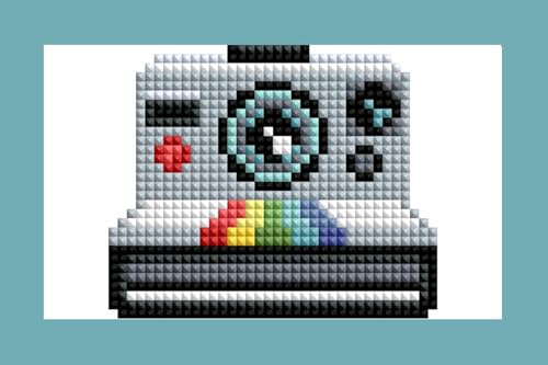 DIAMOND ART CLUB Mini Dazzles - 80s Diamond Art Kits for Adults - color: 80s