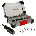 BOSCH PB4042 42-Piece Extra Hard Precision Screwdriver Bit Set for Standard & Electronics Repair | Includes Phillips, Torx, Hex, and Specialty Bits with Two Magnetic Handles & Pick-and-Click Case