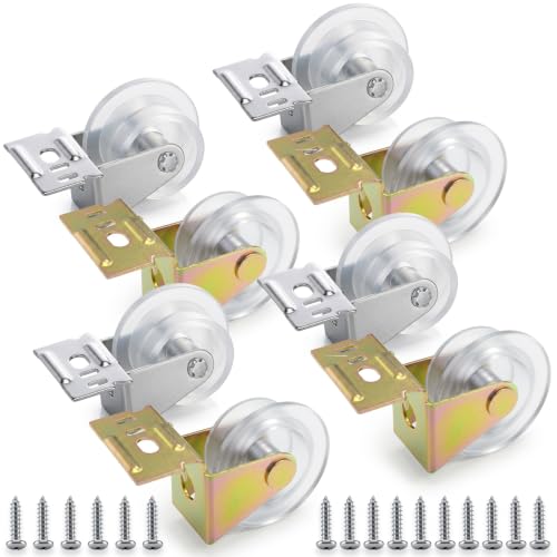 Therwen 8 Pack Drawer Guide Rollers 1 Inch Drawer Slide Replacement Part