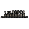 Astro Pneumatic Tool 78340 8-Piece 3/8" Drive Nano Pinless Universal Impact Sockets - SAE - size: 3/8" Drive SAE