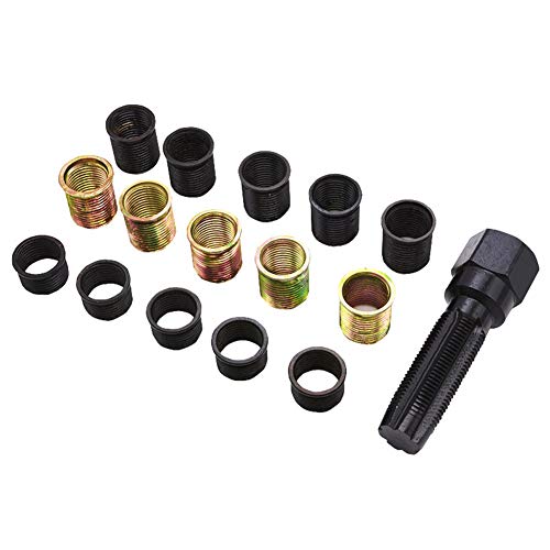 Spark Plug Thread Repair Kit, 16Pc M14 x 1.25 Rethreading Tool Set
