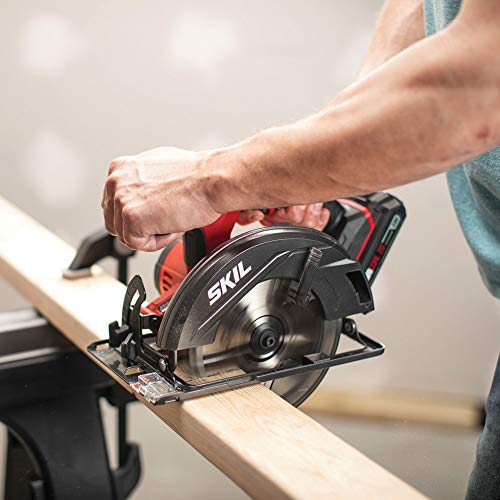 SKIL 20V 6-1/2 Inch Cordless Circular Saw Includes 2.0Ah PWR CORE 20 Lithium Battery and Charger - CR540602 - style: 6-1/2 In. Circular Saw Kit