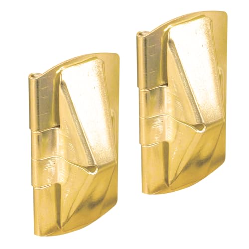 Prime-Line U 9938 Wood Window Vent Latch, Bright Brass, 2 Pack - color: Brass