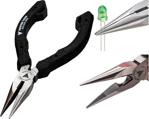 VAMPLIERS 5.5" Mini Precision Long Nose Pliers Made in Japan ESD Safe Grip - style: 5.5" Long Nose Pliers