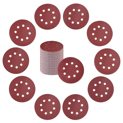 WORKPRO Sanding Discs Set, 5-Inch 8-Hole Hook and Loop, 170 Pack - style: 170PCS 5 Inch Assort Grit