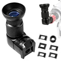 Astromania 1X/2.5X Right Angle Viewfinder with 6 Mounting Camera Adapters | 90 Degree Viewfinder Finder Scope, Fit Canon Nikon Camera, For Astrophotography, Metal Aluminum Viewfinder, Built-in Diopter
