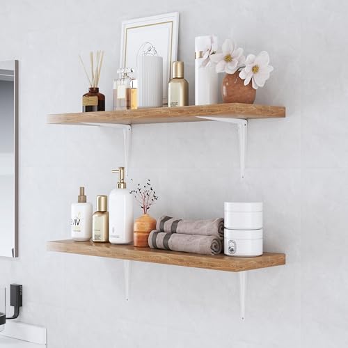 20 Pack Shelf Brackets 12 Inch, White Metal Brackets for Shelves, L Shape Shelving Brackets (White, 12" x 10") - color: White, size: 12" x 10"