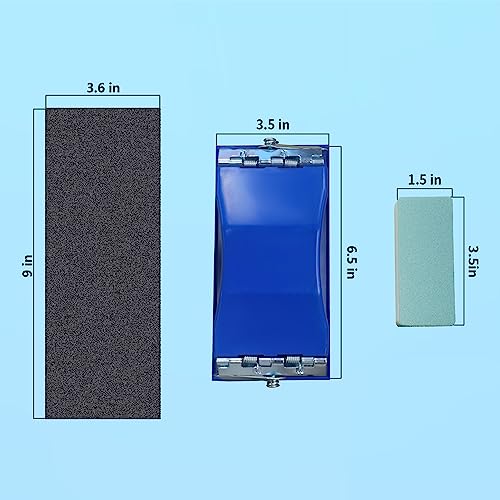 3-in-1 Wet Dry Sandpaper Set,48 Sheets of 80 to 3000 Grit Sand Paper | Comes with 1 Sandpaper Holder and 2 Sponges Sanding Block for Wood Furniture Finishing Metal Automotive Sanding Polishing - style: sandpaper-48 pcs