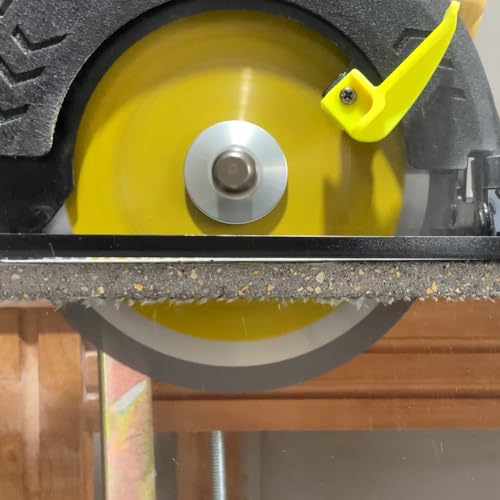 Janchi 7-1/4 Inch 4T PCD Tip Hardie Fiber Cement Circular Saw Blade with 5/8-Inch DMK Arbor, Polycrystalline Diamond Tipped Teeth Saw Blade for Laminate Flooring - size: 7-1/4" 4T