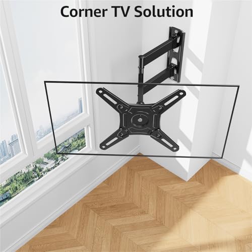 MOUNTUP Full Motion TV Wall Mount for Most 14-42 Inch LED LCD Flat Screen TVs & Monitors, Swivel Tilt Extension Rotation Wall Mount TV Bracket with Articulating Arm, Max VESA 200x200mm, up to 44 lbs - size: for 14-42 Inch TV,Full Motion Wall Mount TV