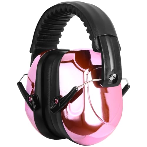 ProCase Hearing Protection Ear Muffs SNR 33dB, Noise Cancelling Headphones - color: 1 - Metalic Pink