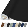Fabric Repair Patch, Self Adhesive Furniture Tape for Cloth, Sofa - color: Canvas Black, size: 3.5X79 Inch