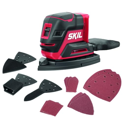 SKIL PWR CORE 20 Brushless 20V Compact Multi-Sander Tool Only- SR6607B-00 - style: 20V Sander Tool Only