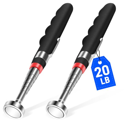 2PCS Telescoping Magnetic Pickup Tool with 20lb Pull Force, 30in - size: 2 Telescop