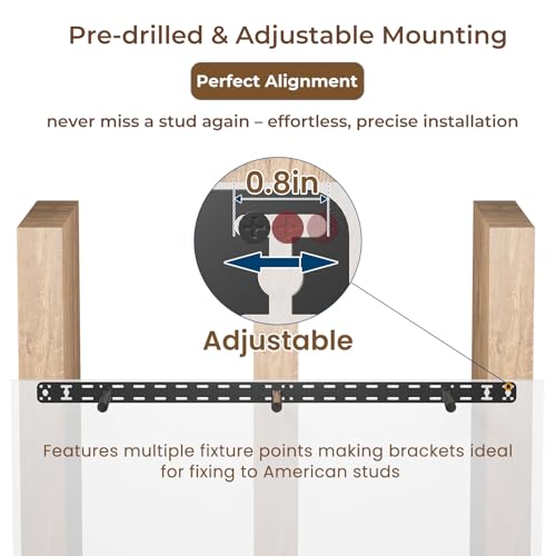2pcs Floating Shelf Bracket Heavy Duty Decorative Floating Shelf Hardware Black Hidden Shelving Brackets for Wall,Floating Mantel Bracket for Over Fireplace(18X6X1 inch (for 1.5"-2" Thick Shelf)) - size: 18"X6"X1"