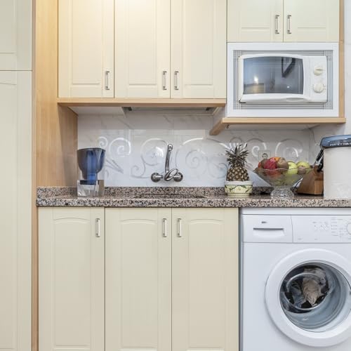 HOME EDIT Brushed Nickel Cabinet Handles Zinc Pulls 3 Inch 5 Pack - color: Brushed Nickel, size: 3 inches Hole Center