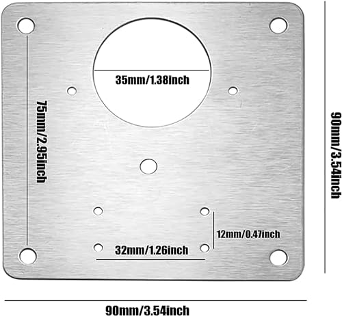 Cabinet Hinges Repair Plate,Stainless Steel Hinge Repair Brackets Kit,Kitchen Cupboard Door Hinge Repair Plate Kit Includes Fixing Screws,Protect Wooden Kitchen Cabinet Door,Furniture(4 PCS)… - size: 4 Pieces