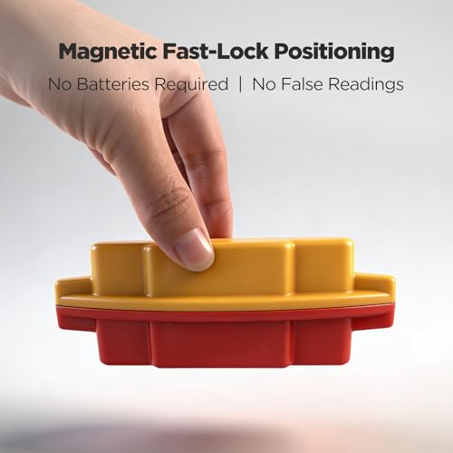 2-Pack Magnetic Stud Finder - No Batteries Required, Easy to Use Stud Buddy Tool for Locating Wood Studs, Metal Screws & Nails Through Drywall, Wall Scanner Detector(SF-01)