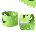 Geinxurn 2-1/2 Inch(64mm) Hole Saw, 2PCS HSS Bi-Metal Hole Saw Kit with Shark Tooth Hole Cutter for Wood,Drywall, PVC Boards and Thin Metal - color: 2 PCS 2-1/2"