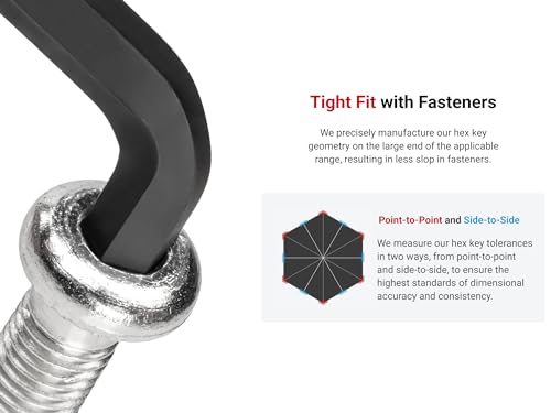 TEKTON Short Arm Ball End Hex L-Key Set, 28-Piece | KLX91312 - size: 28-Piece (1.27-10 mm)