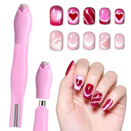 Beetles Cat Eye Magnet, 3 in 1 Nail Magnet for Cat Eye Gel Nail Polish - color: 0-1 Cat Eye Magnet