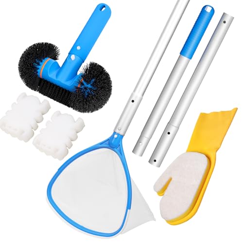 TidyMister 5-in-1 Spa Cleaning Kit with 2 ft Pole - size: 5pcs